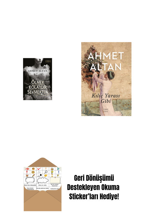 Everest Yayınları Ölmek Kolaydır Sevmekten + Kılıç Yarası Gibi + Okuma Sticker'Ları