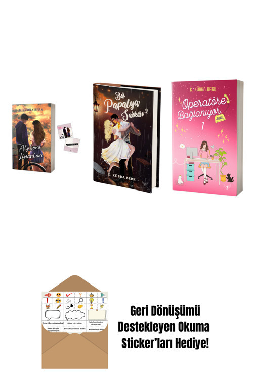 Artemis Yayınları K. Kübra Berk 3 Kitap Set + Okuma Sticker'Ları