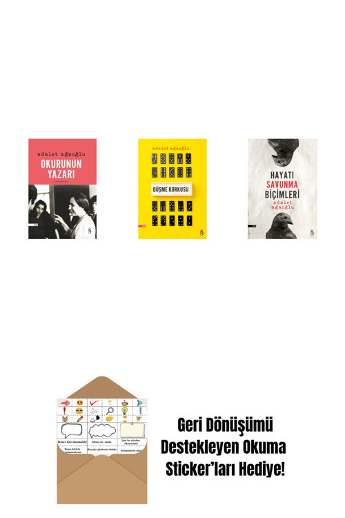 Everest Yayınları Okurunun Yazarı + Düşme Korkusu + Hayatı Savunma Biçimleri + Okuma Sticker'Ları