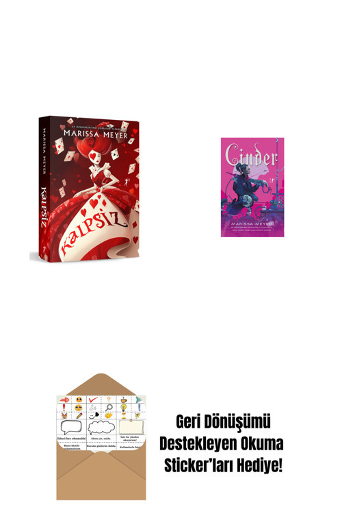 Artemis Yayınları Kalpsiz + Cinder + Okuma Sticker'Ları