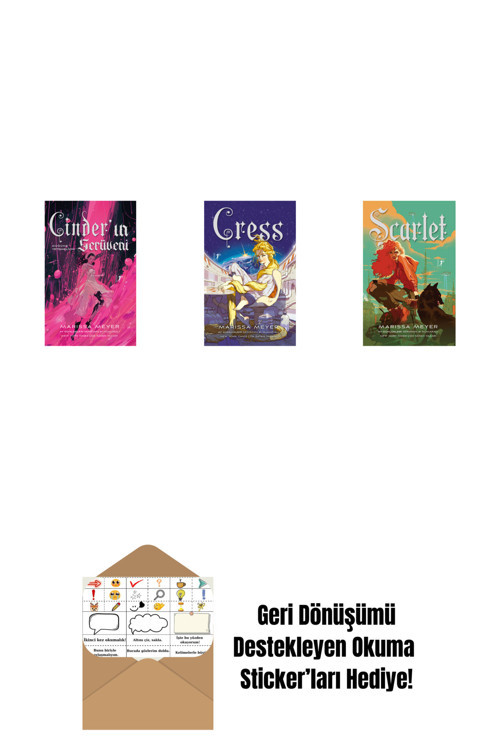 Artemis Yayınları Marissa Meyer 3 Kitap Set + Okuma Sticker'Ları