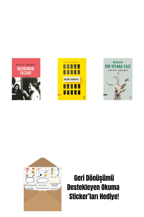 Everest Yayınları Okurunun Yazarı + Düşme Korkusu + Romantik Bir Viyana Yazı + Okuma Sticker'Ları