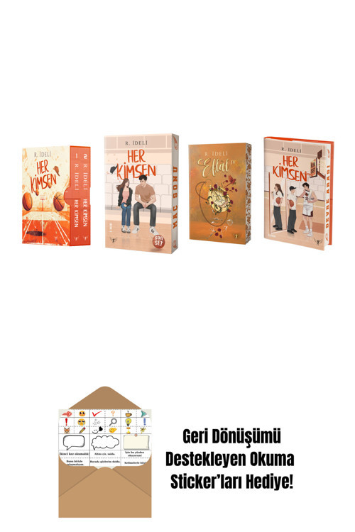 Artemis Yayınları R. İdeli 4 Kitap Set + Okuma Sticker'Ları