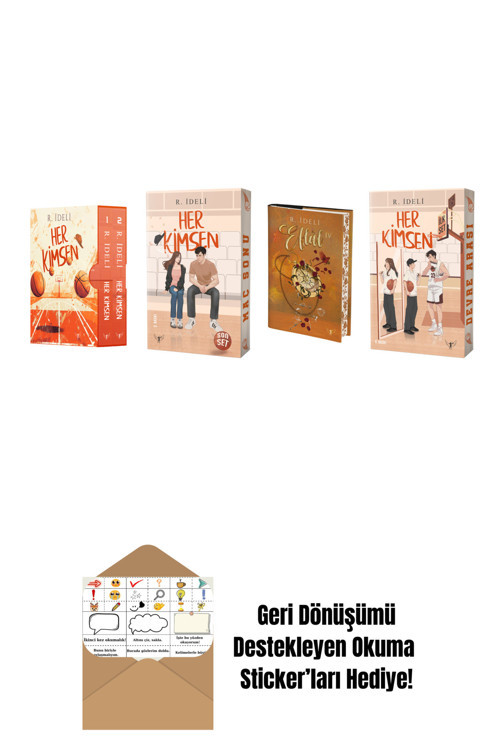 Artemis Yayınları R. İdeli 4 Kitap Set + Okuma Sticker'Ları