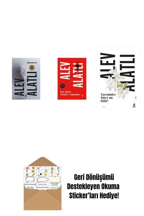 Everest Yayınları İşkenceci + O.K. Musti Türkiye Tamamdır + Yaseminler Tüter Mi Hâlâ? + Okuma Sticker'Ları