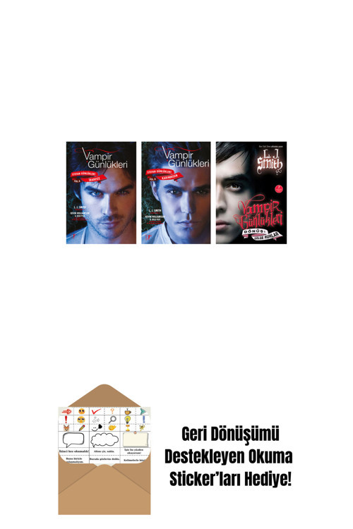 Artemis Yayınları L. J. Smith 3 Kitap Set + Okuma Sticker'Ları