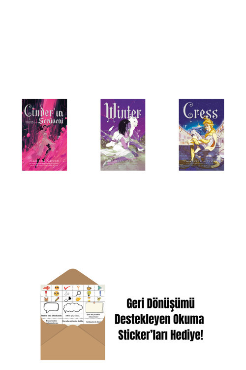 Artemis Yayınları Marissa Meyer 3 Kitap Set + Okuma Sticker'Ları