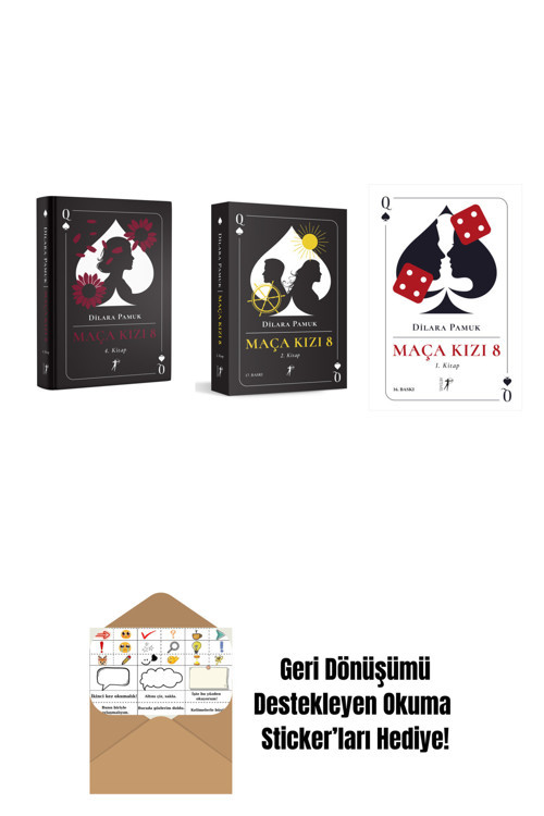 Artemis Yayınları Dilara Pamuk 3 Kitap Set + Okuma Sticker'Ları