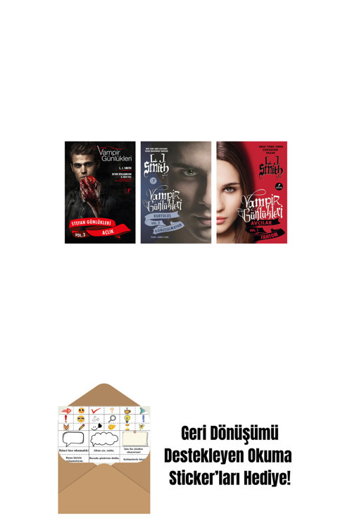 Artemis Yayınları L. J. Smith 3 Kitap Set + Okuma Sticker'Ları