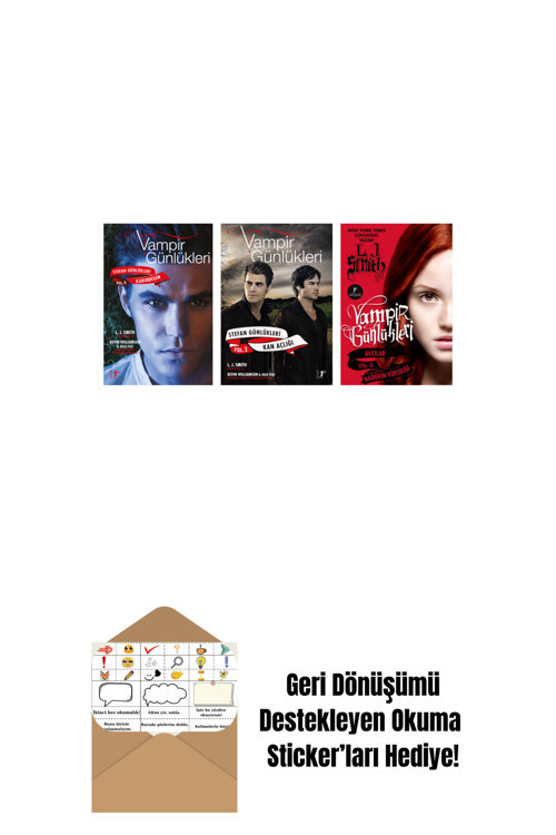 Artemis Yayınları L. J. Smith 3 Kitap Set + Okuma Sticker'Ları