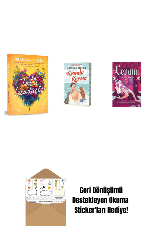 Artemis Yayınları Marissa Meyer 3 Kitap Set + Okuma Sticker'Ları