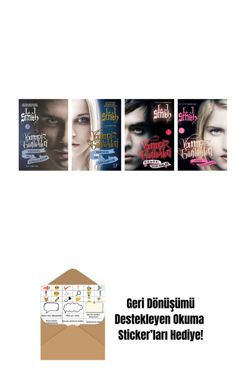 Artemis Yayınları L. J. Smith 4 Kitap Set + Okuma Sticker'Ları