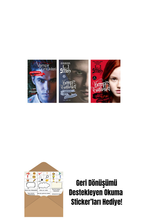 Artemis Yayınları L. J. Smith 3 Kitap Set + Okuma Sticker'Ları