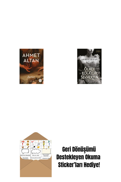 Everest Yayınları Zarlar + Ölmek Kolaydır Sevmekten + Okuma Sticker'Ları