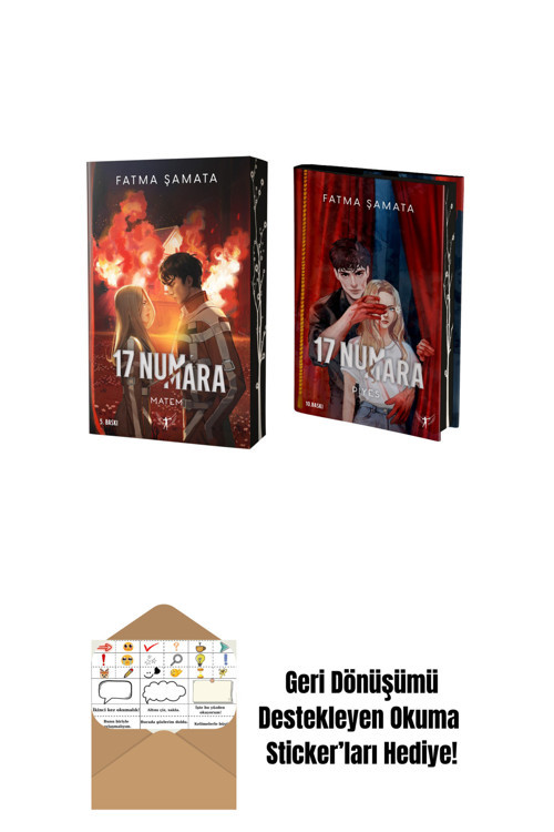 Artemis Yayınları 17 Numara - Matem + 17 Numara - Piyes (Ciltli) + Okuma Sticker'Ları