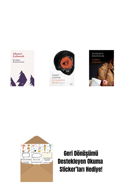 Everest Yayınları İki Dilde Kederlenmek + Çütkafa’Nın Kitabı + Kuyruklu Hikâyeler + Okuma Sticker'Ları