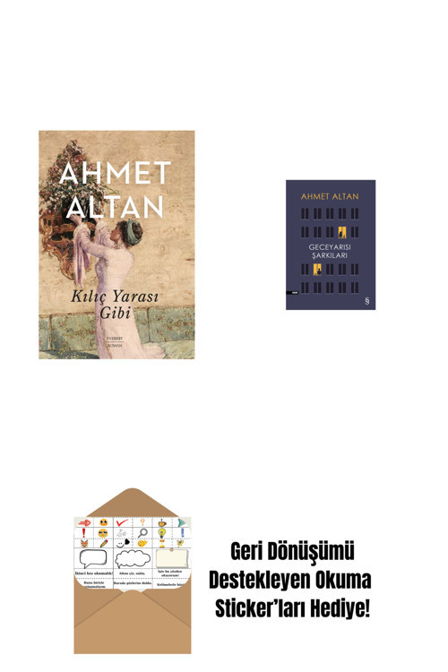 Everest Yayınları Kılıç Yarası Gibi + Geceyarısı Şarkıları + Okuma Sticker'Ları