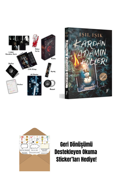 Artemis Yayınları Arden 1 (Ciltli - Kutulu Özel Set) + Kardan Adamın Külleri + Okuma Sticker'Ları
