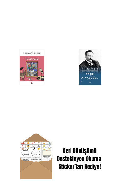 Everest Yayınları Öteki Canlar + Fikret (Ciltli) + Okuma Sticker'Ları