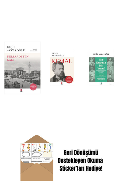 Everest Yayınları Dersaadet’İn Kalbi + Kemal + Her Kuyuda Bir Yusuf + Okuma Sticker'Ları