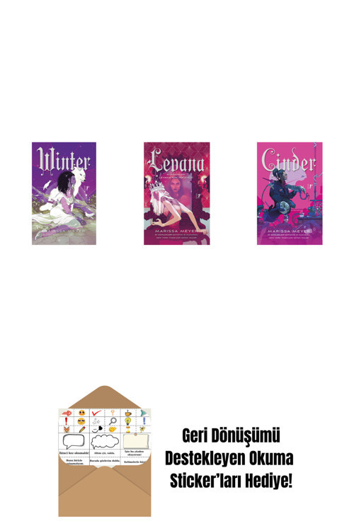 Artemis Yayınları Marissa Meyer 3 Kitap Set + Okuma Sticker'Ları
