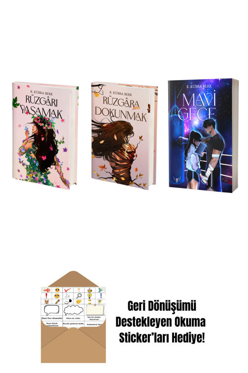 Artemis Yayınları K. Kübra Berk 3 Kitap Set + Okuma Sticker'Ları
