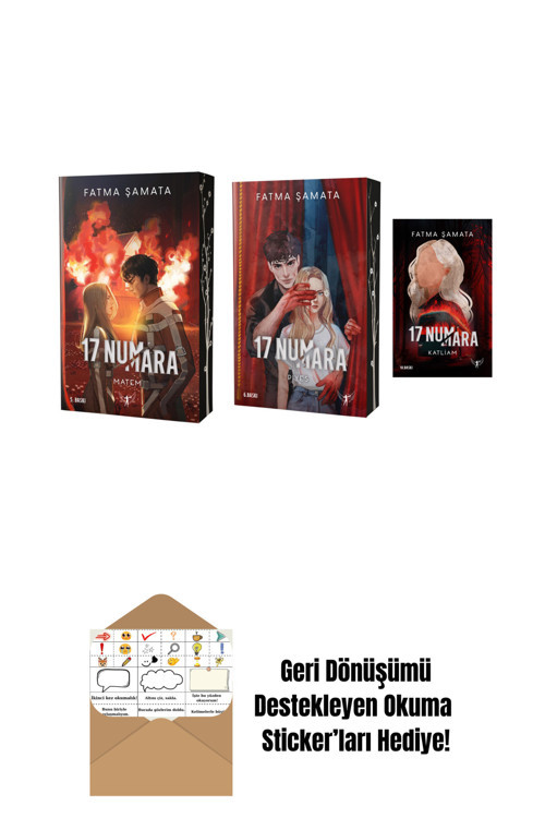 Artemis Yayınları Fatma Şamata 3 Kitap Set + Okuma Sticker'Ları