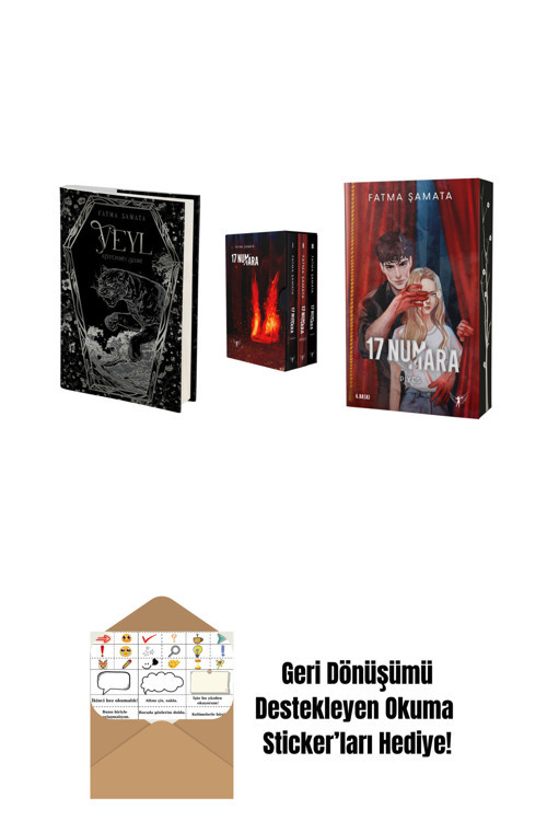 Artemis Yayınları Fatma Şamata 3 Kitap Set + Okuma Sticker'Ları
