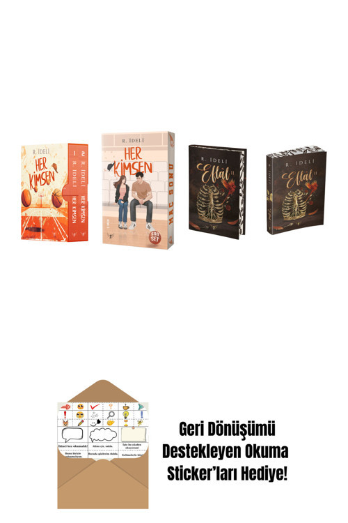 Artemis Yayınları R. İdeli 4 Kitap Set + Okuma Sticker'Ları