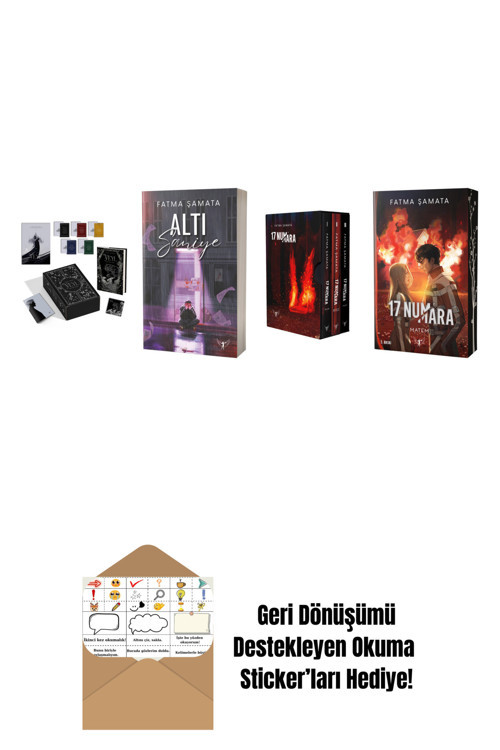 Artemis Yayınları Fatma Şamata 4 Kitap Set + Okuma Sticker'Ları