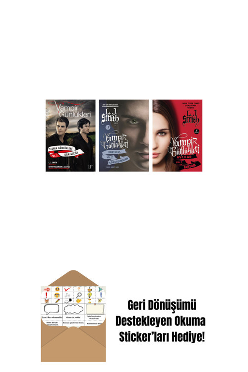 Artemis Yayınları L. J. Smith 3 Kitap Set + Okuma Sticker'Ları