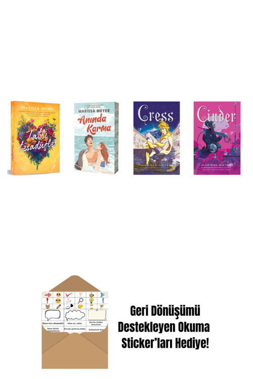 Artemis Yayınları Marissa Meyer 4 Kitap Set + Okuma Sticker'Ları
