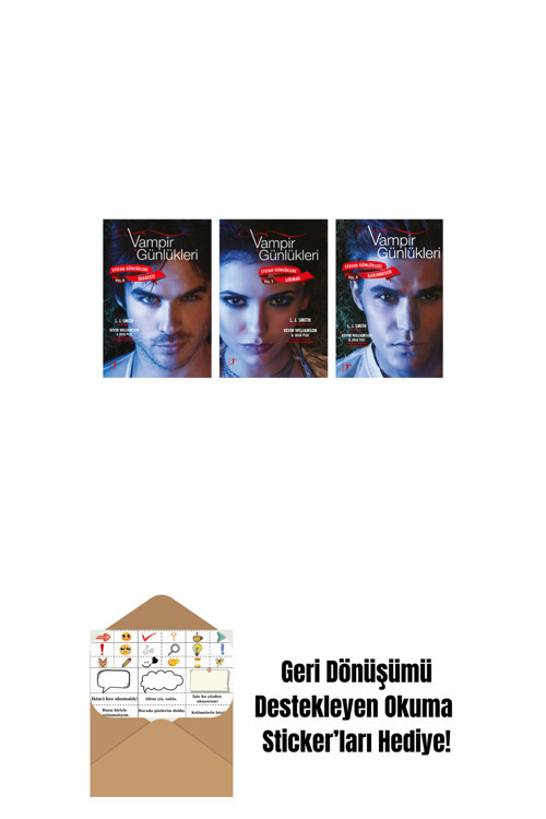 Artemis Yayınları L. J. Smith 3 Kitap Set + Okuma Sticker'Ları