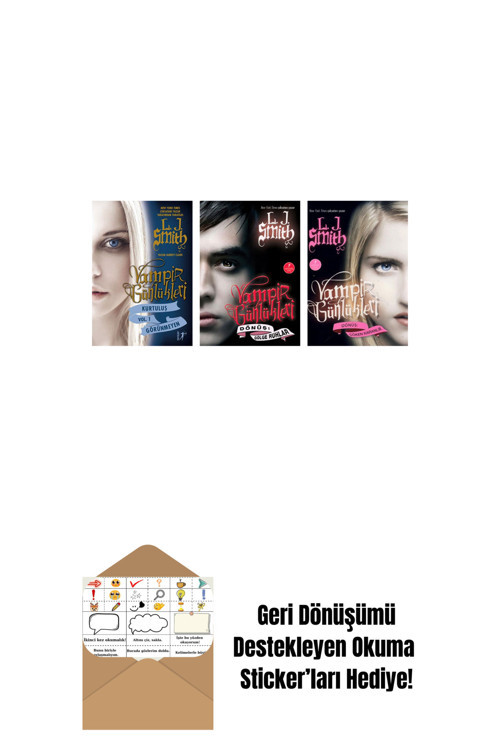 Artemis Yayınları L. J. Smith 3 Kitap Set + Okuma Sticker'Ları