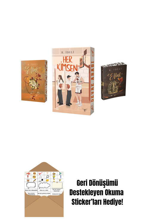 Artemis Yayınları R. İdeli 3 Kitap Set + Okuma Sticker'Ları