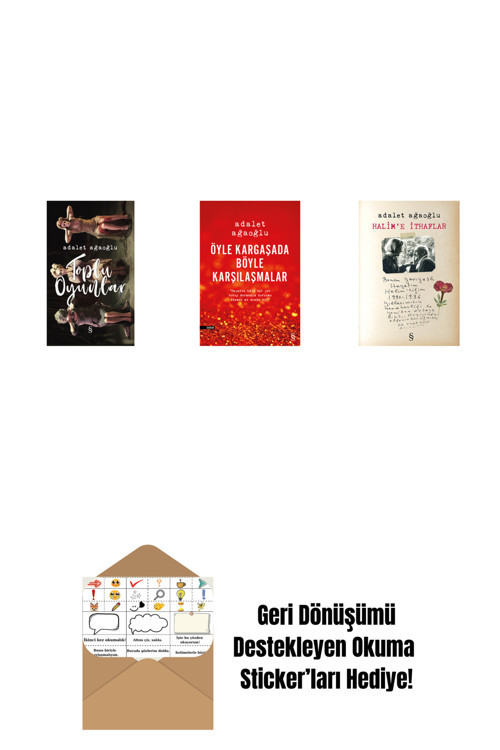 Everest Yayınları Toplu Oyunlar (Ciltli) + Öyle Kargaşada Böyle Karşılaşmalar + Halim'E İthaflar + Okuma Sticker'Ları