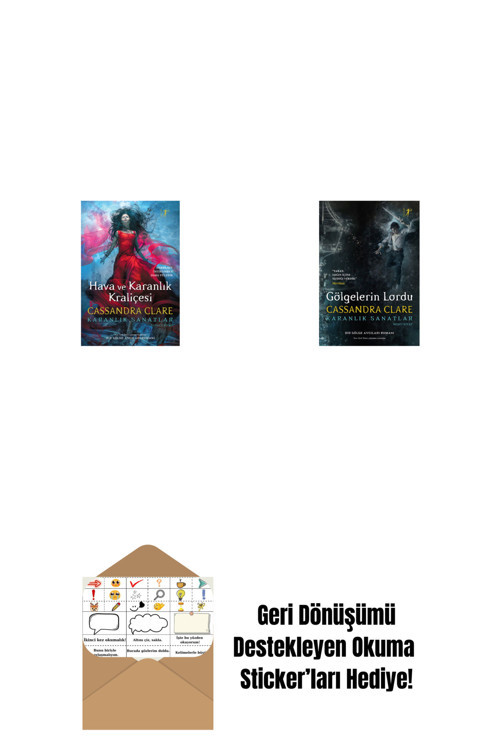 Artemis Yayınları Hava Ve Karanlık Kraliçesi (Ciltli) + Gölgelerin Lordu (Ciltli) + Okuma Sticker'Ları