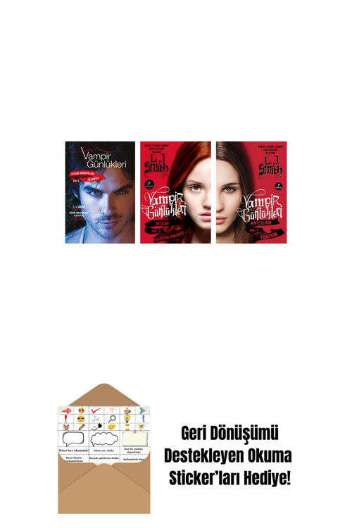 Artemis Yayınları L. J. Smith 3 Kitap Set + Okuma Sticker'Ları