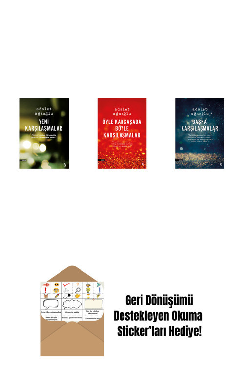 Everest Yayınları Yeni Karşılaşmalar + Öyle Kargaşada Böyle Karşılaşmalar + Başka Karşılaşmalar + Okuma Sticker'Ları