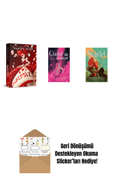 Artemis Yayınları Marissa Meyer 3 Kitap Set + Okuma Sticker'Ları