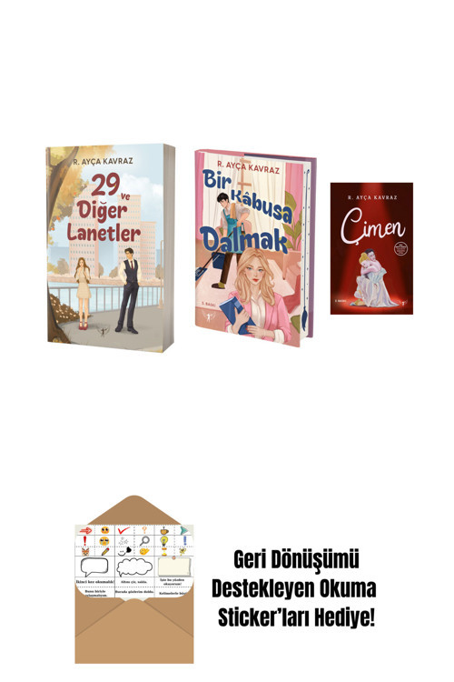 Artemis Yayınları R. Ayça Kavraz 3 Kitap Set + Okuma Sticker'Ları
