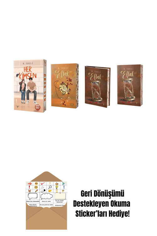 Artemis Yayınları R. İdeli 4 Kitap Set + Okuma Sticker'Ları