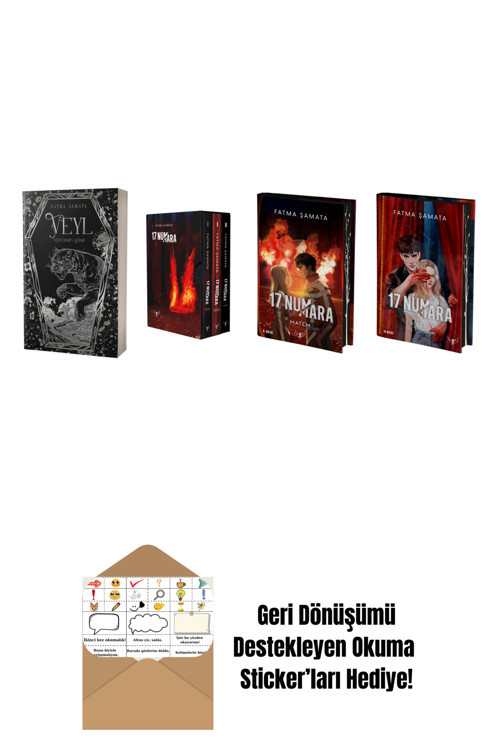 Artemis Yayınları Fatma Şamata 4 Kitap Set + Okuma Sticker'Ları