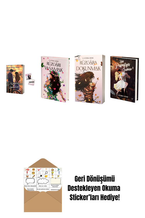 Artemis Yayınları K. Kübra Berk 4 Kitap Set + Okuma Sticker'Ları