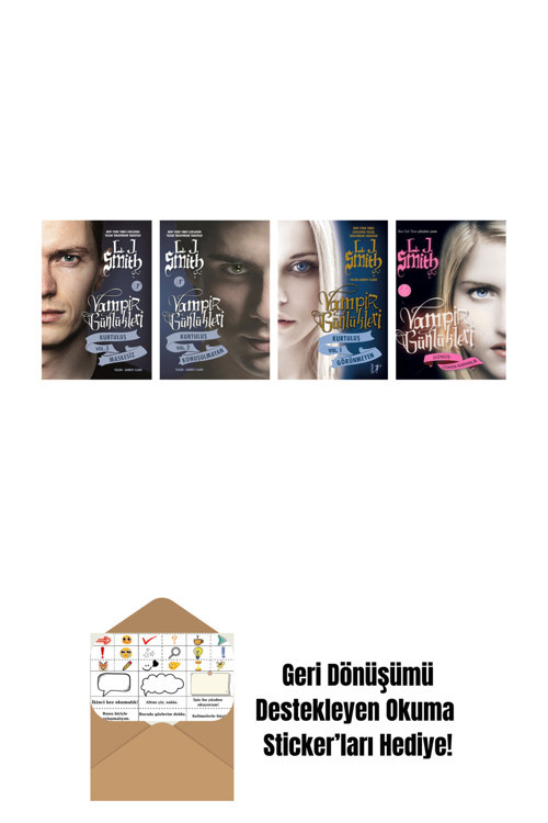 Artemis Yayınları L. J. Smith 4 Kitap Set + Okuma Sticker'Ları