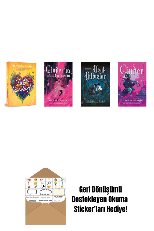 Artemis Yayınları Marissa Meyer 4 Kitap Set + Okuma Sticker'Ları