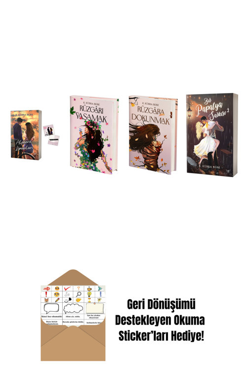 Artemis Yayınları K. Kübra Berk 4 Kitap Set + Okuma Sticker'Ları