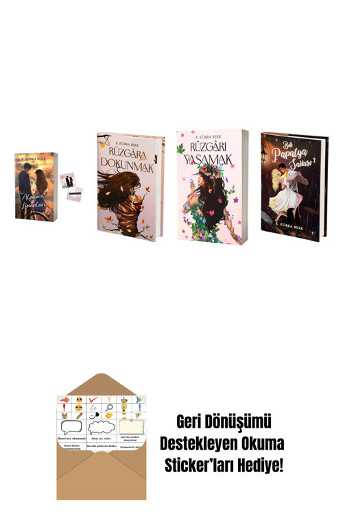 Artemis Yayınları K. Kübra Berk 4 Kitap Set + Okuma Sticker'Ları