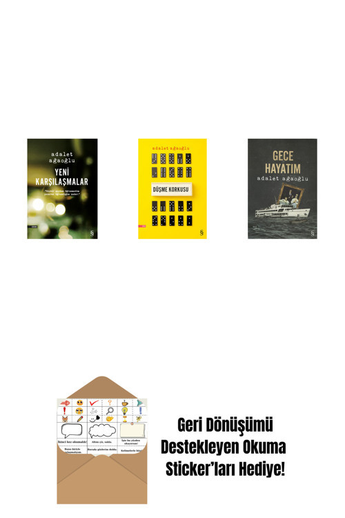 Everest Yayınları Yeni Karşılaşmalar + Düşme Korkusu + Gece Hayatım + Okuma Sticker'Ları