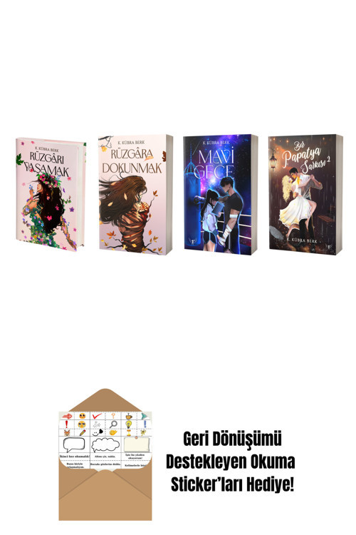 Artemis Yayınları K. Kübra Berk 4 Kitap Set + Okuma Sticker'Ları
